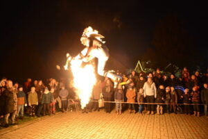 Hořící anděl - váno noční fireshow